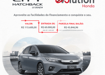 Evolution Honda apresenta: New City Hatchback LX 2024/24